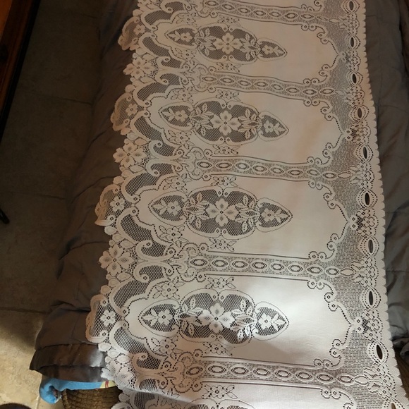 Lace valance curtain-2 - Picture 7 of 12